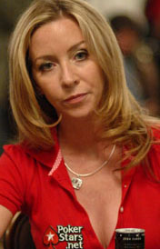 Isabelle Mercier joue au poker